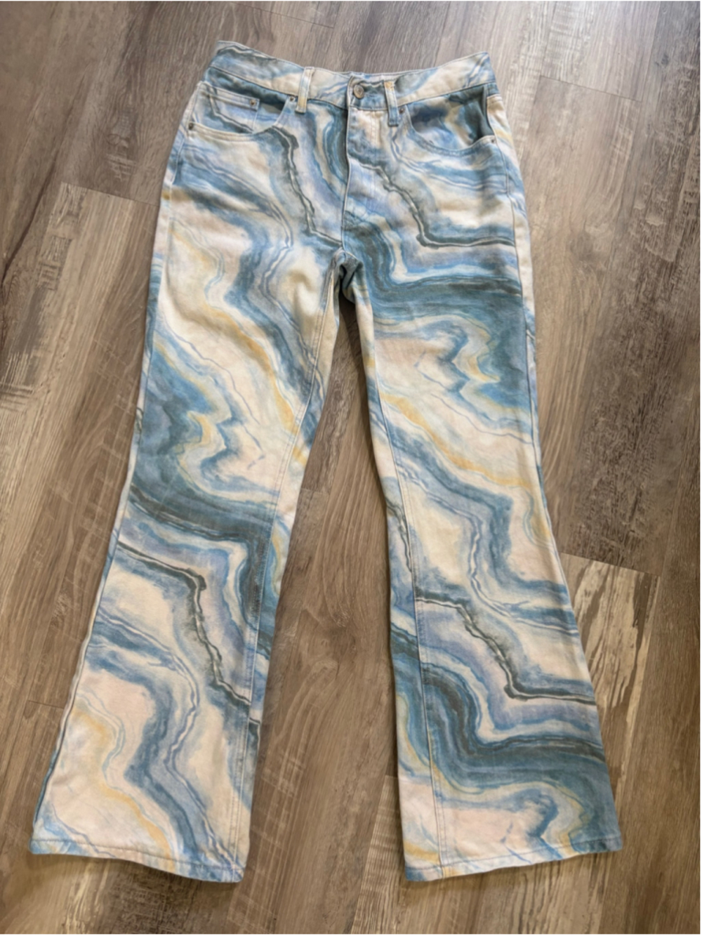 BDG Urban Outfitters 90s Bootcut Marble Print Jeans Size 28